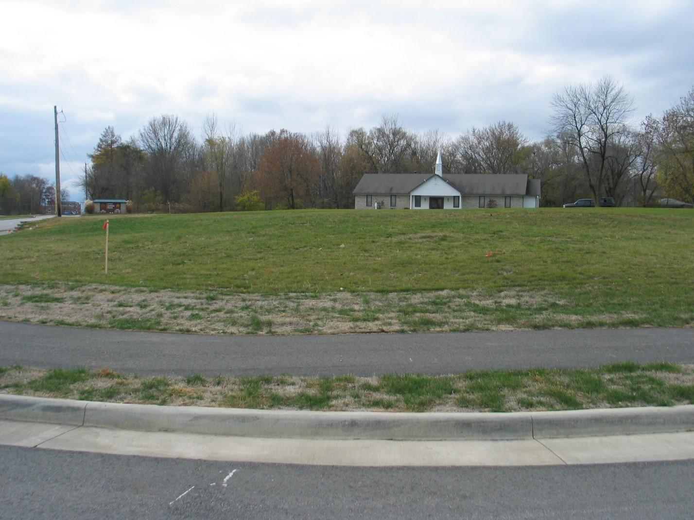 before photo of empty lot